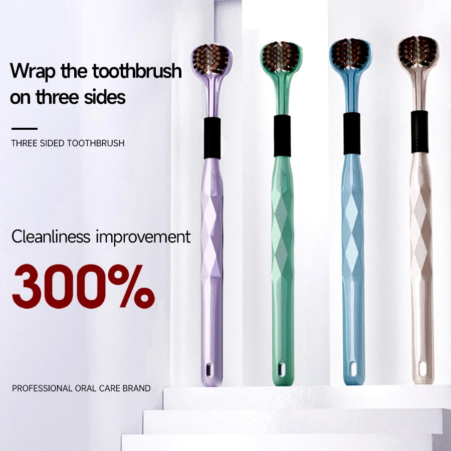 Dentellier™ 3-Sided Toothbrush